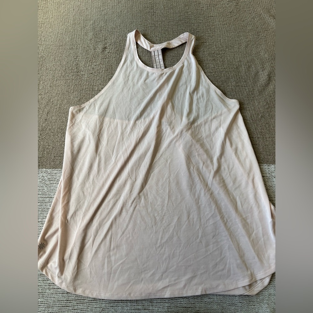 Athleta Power of She Pale Pink Racerback Tank